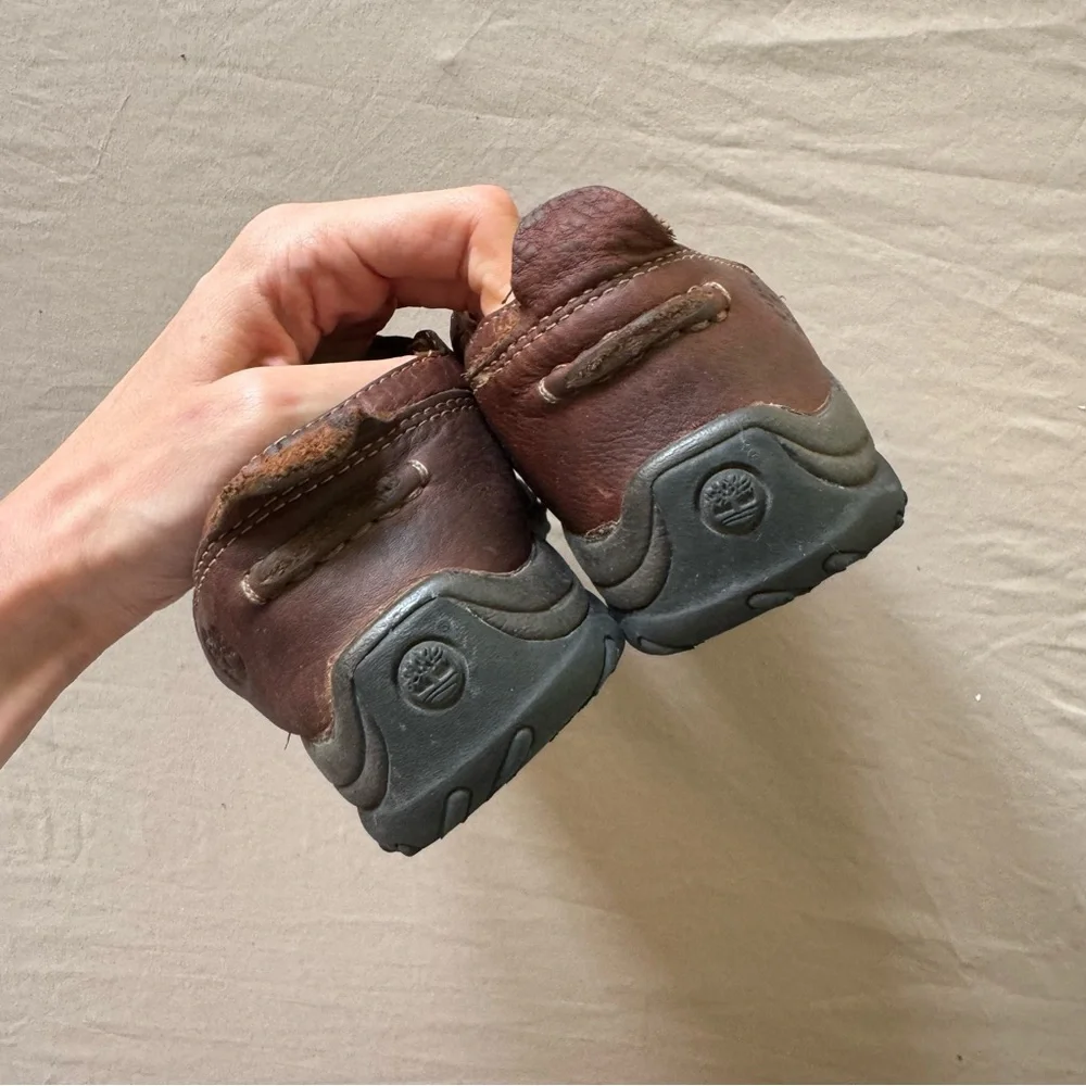 Kids Timberland Carlsbad Leather Casual Loafers